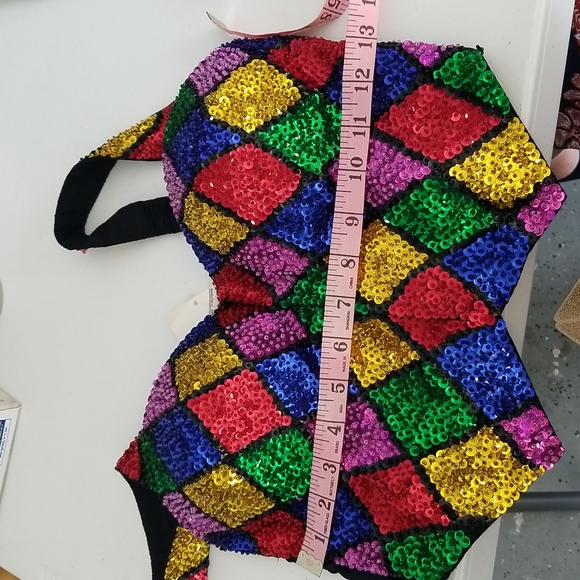 Bali Chic Sequin Top One size (see pics and measurements) - Picture 10 of 10